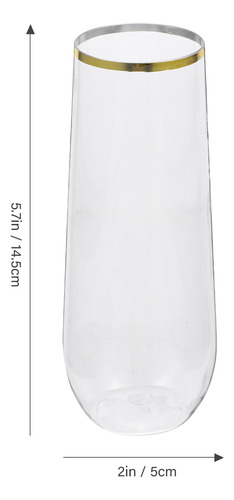 Vasos De Vidrio De Plástico, 4 Unidades, Vasos De Jugo, Vaso