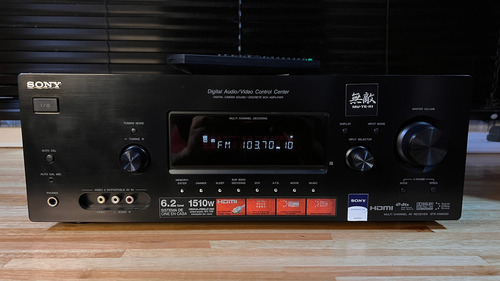 Sintoamplificador Sony Muteki Str-km5000!!!!! Tbaudio Negro