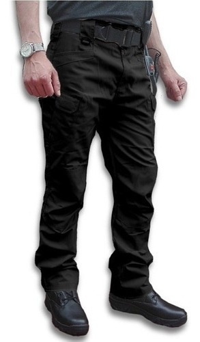 Pantalon Hombre Modelo Cargo Militar Ripstop Urbano/citrino