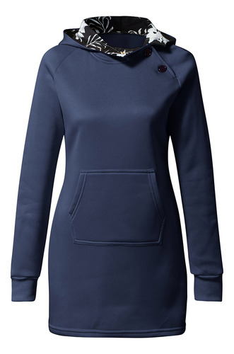 Chamarra Cómoda Con Estampado A Cuadros Para Mujer, Sudadera
