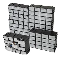 Comprar Kit 6 Organizador De Parafuso Ferramentas Com 96 Gavetas no Mercado Livre