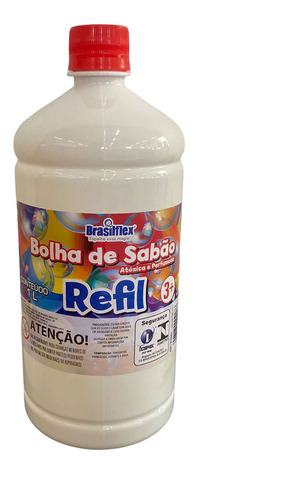 Refil Bolhas De Sabão - 1 Litro - Melhor Preço Do Site!