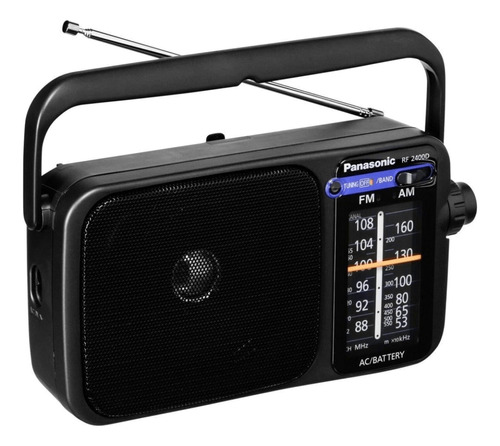 Radio Portatil Panasonic Am/fm Corriente O Pilas Rf-2400d