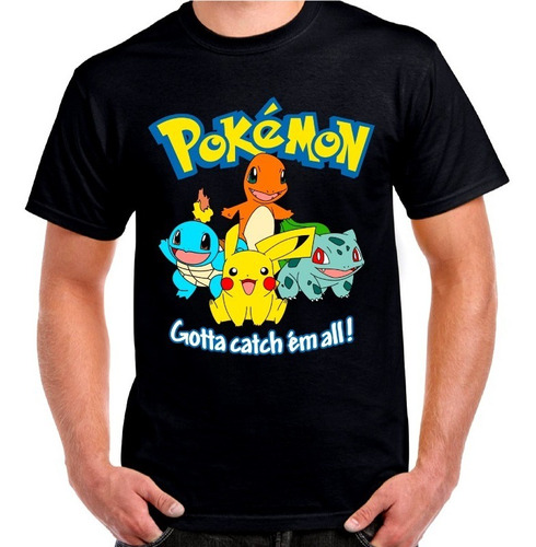 Pokemon  Polera Estampada Impresión Directa