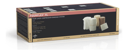 Medline Msc4400xl Fourflex, Sistema De Vendaje De 4 Capas, X