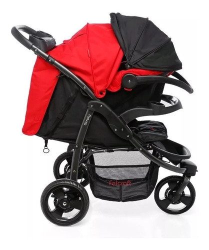 Coche Cochecito Jogger Bebe Travel System Simply Huevito Y Base Para El Auto