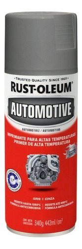 Aerosol Super Alta Temperatura Motores Rust Oleum Color Primer Gris
