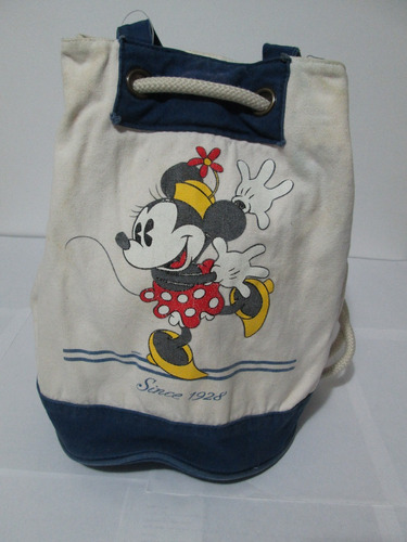 Maletín Minnie Mouse Mochila Morral Clásico Versión Vintage