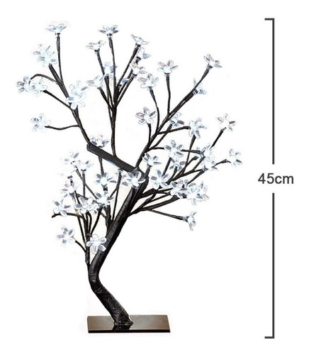 Arvore Decorativa Cerejeira Com 60 Leds 45cm