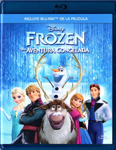 Frozen Una Aventura Congelada Pelicula Original Blu-ray