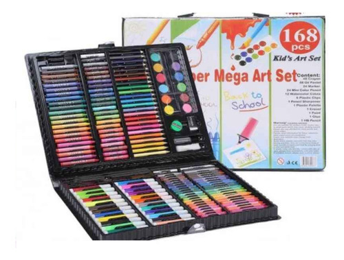 Set De Marcadores Creyones Acuarela 168 Piezas