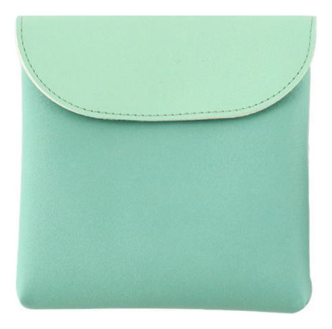 6 Bolsa De Toalla Sanitaria Portátil Para Mujer, Verde