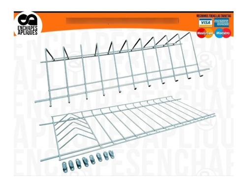Imagen 1 de 6 de Locero Escurridor Platos Organizador 70 Cm (iva Inc.)