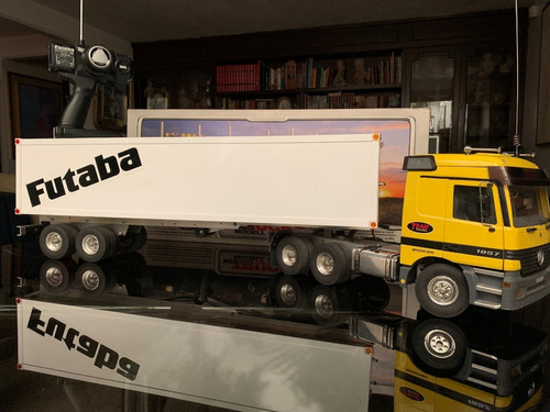 Tracto Camion Y Caja Seca Radiocontrol, Escala 1/16 Nuevo