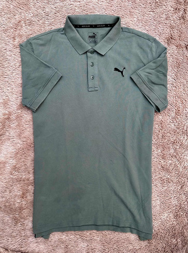 Playera Manga Corta Tipo Polo Puma Golf Talla M De Hombre