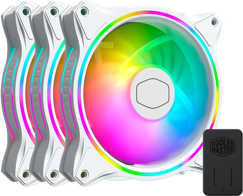 Cooler Master Mf120 Halo 3in1 White Edition  Masterfan Rgb