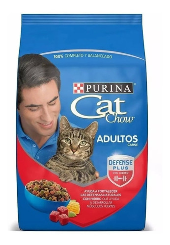 Cat Chow Adultos Activos Carne X 15 Kg. Sabuesos Vet