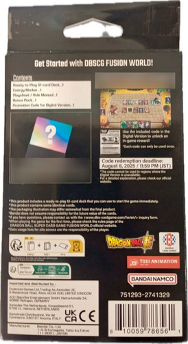 Dragon Ball Super Card Game Fusion World Starter Deck