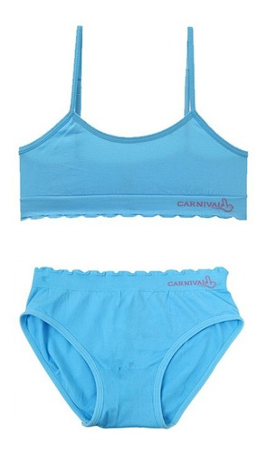 Conjunto Top Y Calzón Bikini Niñas Cn4080-11080