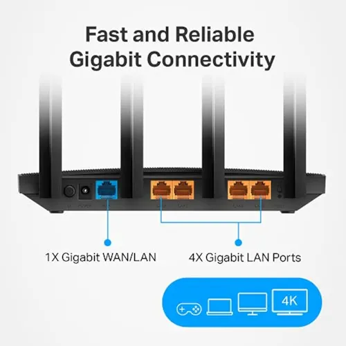 Enrutador Wifi Gigabit Tp-link Ac1200 (archer A6 V3) - Enrut