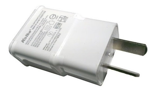Imagen 4 de 7 de Cargador Usb Kolke Celular Tablet 220v 2amp 5v 110-240v