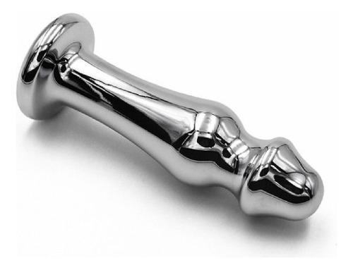 Sex Therapy Metal Vibro 1 Plug Anal Vibrador Metálico Usb Color Plateado