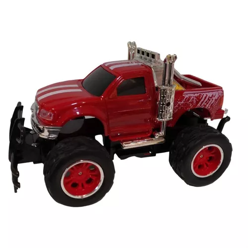 Carro Infantil De Controle Remoto Giant Four Wheeler Pickup Cor Azul