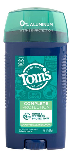 Tom's Of Maine Complete Protection Desodorante Natural Sin A