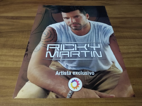 (ph276) Publicidad Ricky Martin * Canal 13 (Usado)