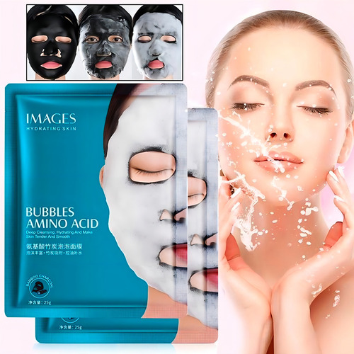 Mascarilla Burbujeante Bubble Hidrata Blanquea Antiacne Full Tipo de piel Todo tipo de piel
