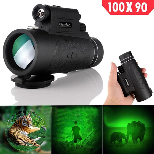 Imagem 3 de 5 de Monoculo Profissional Luneta 100x90 Visão Noturna Hd