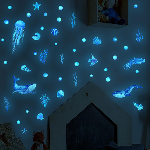 J Pegatinas De Pared Noctilucentes Fluorescentes