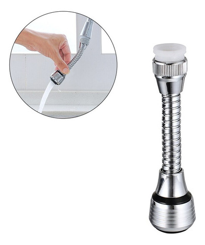 Accesorio Canilla Extensor Anti Splash Cocina Grifo Cocina