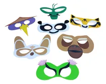 Comprar Antifaz Kung Fu Panda, Artesanal En Goma Eva X10unidades