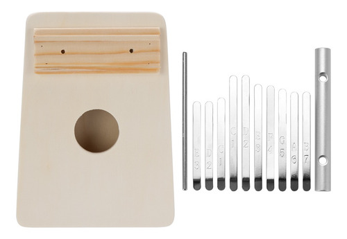 Imagen 1 de 6 de Montaje Simple Kalimba Trabajo Hecho A Mano Kit De Bricolaje
