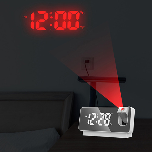 Reloj Despertador Electrónico Led Proyección Digital