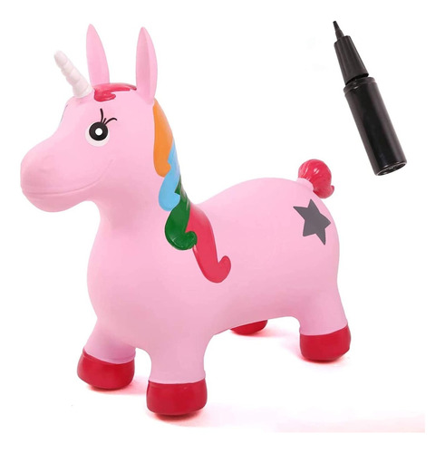 Spiekind Juguete Inflable De Unicornio Con Bomba Para Ni