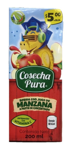 Cosecha Pura Manzana 0 Ml 6 Pzas Mercado Libre