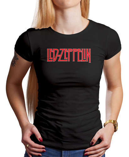 Polo Dama Led Zeppelin 3 (d0518 Boleto.store)