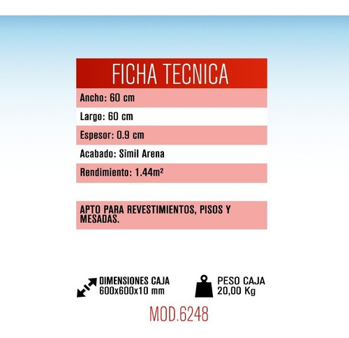 Imagen 2 de 5 de Porcelanato Beige Arena Mate 60 X 60 Cm Primera Rectificado