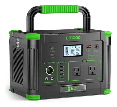 EBL ポータブル電源 1000W 999Wh/270000mAh Solar Generator Ebl Eb1000 999wh 1000w 110v Portable | MercadoLivre
