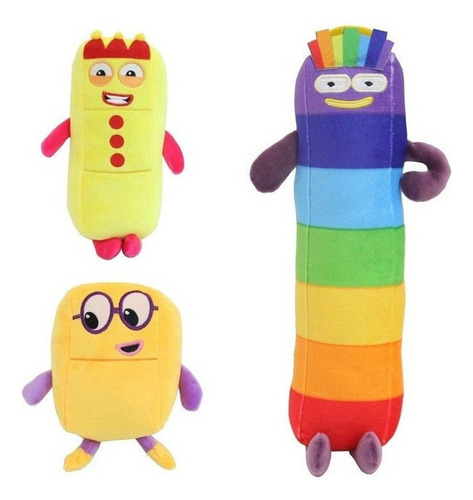 Muñeco De Peluche De Numberblocks, Juguete Educativo