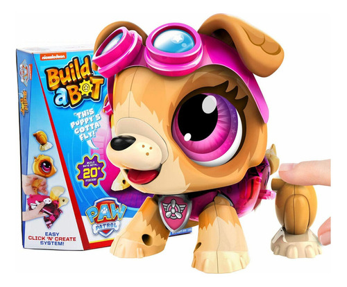 Build A Bot Muñeco Paw Patrol Robot Con Movimiento Skye