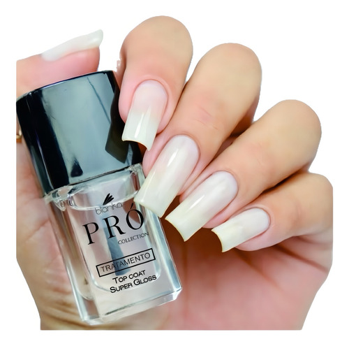 Top Coat Extra Brilho Super Gloss 12 Unid Cor Incolor