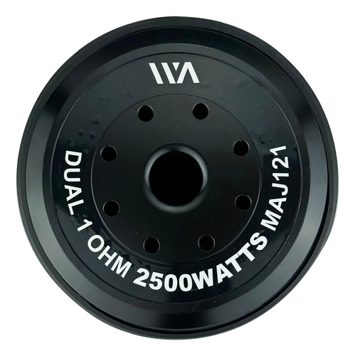 Subwoofer 12 PuLG Waraudio 2500rms Doble Bobina 1 Ohm Maj121 Color 1 Ohm / 1 Ohm