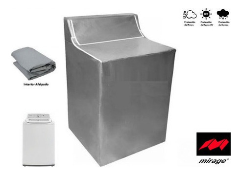 Cubrelavadora Con Panel Impermeable Afelpada Mirage