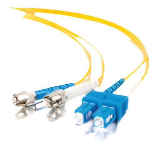 Cable C2g Sc/st Dúplex 9/125 Multimodo Fibra Amarillo 6 M