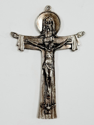 Cruz Santísima Trinidad  - 12 Cm  -  Metal  