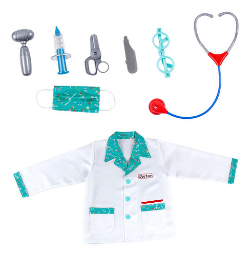 Aplicável A Disfraz De Uniforme De Médico Para Niños, Juego