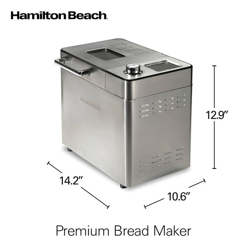 Máquina De Fazer Pão E Massa Hamilton Beach 29890 Premium...